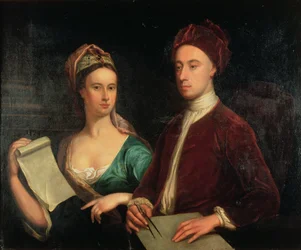 Porträt von Richard Boyle, 3. Earl of Burlington (1695-1753) und seine Frau Lady Dorothy Savile (1699-1758), 1723